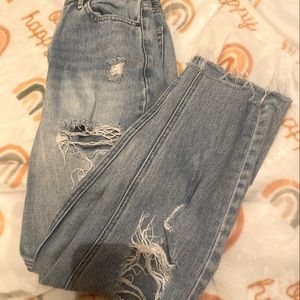 PacSun Ripped Straight Jeans